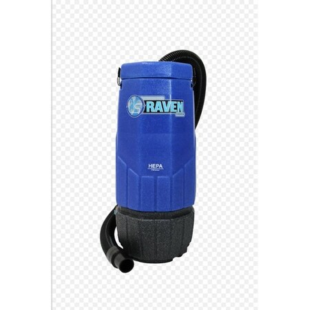 Sandia Products 10qt. Hepa Raven w/ Tool Kit, Nylon Brush no Scalloped 20-3001-NBB